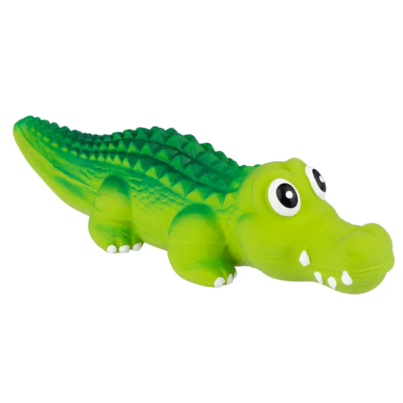 Crocodylus Latex hundleksak - ca L 20 x B 6 x H 5 cm Populärt val