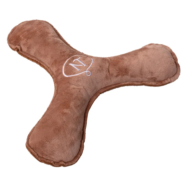 Erbjudande Nomad Tales Blush plysch-boomerang - rot L 30 x B 30 x H 5 cm