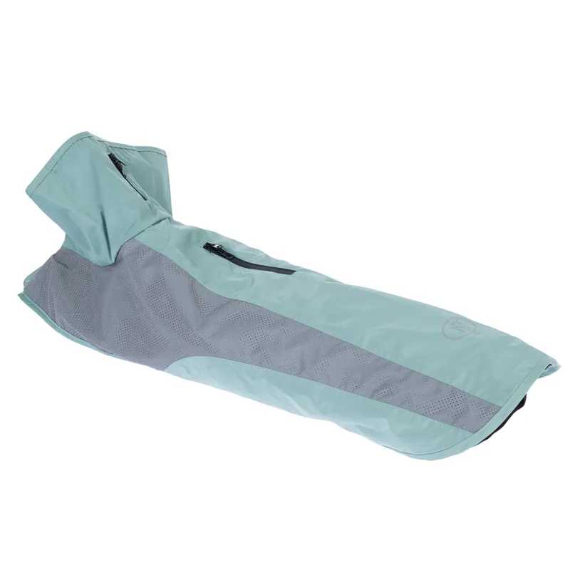 Billig Nomad Tales Spirit Reflective Mint hundjacka - ca 70 cm rygglängd