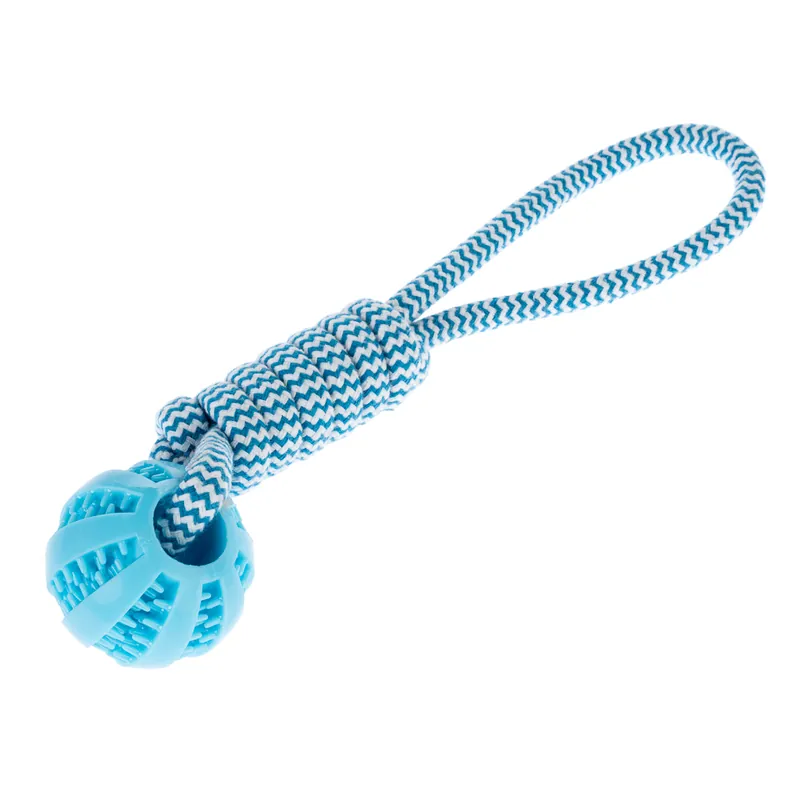 Beställ idag TIAKI rep med TPR-boll - L 34 x Ø 6,5 cm