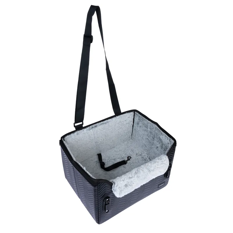 Billig Nomad Tales Blush Deluxe bilbarnstol för hundar - L 42 x B 32 x H 28,5 cm
