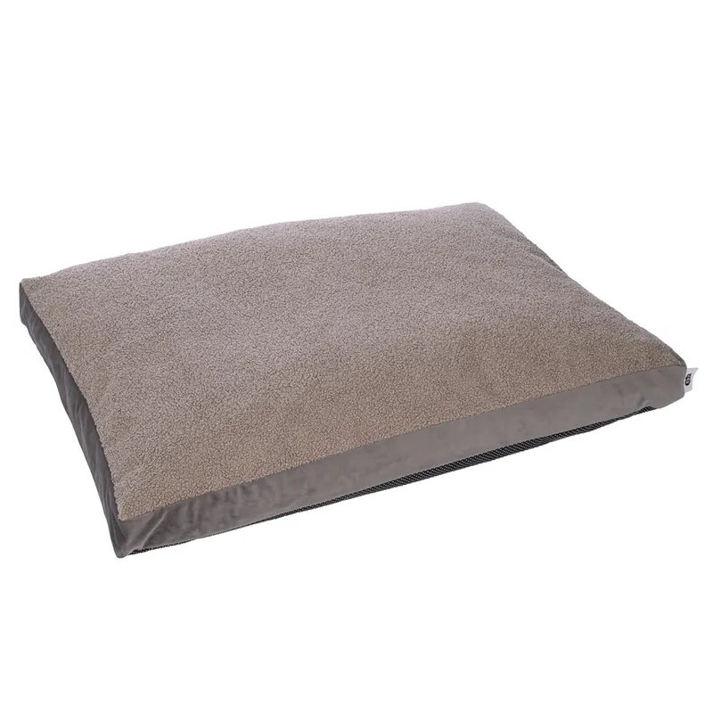 Populärt val TIAKI hundmadrass Teddy, taupe - Storlek L L 100 x B 70 x H 10 cm