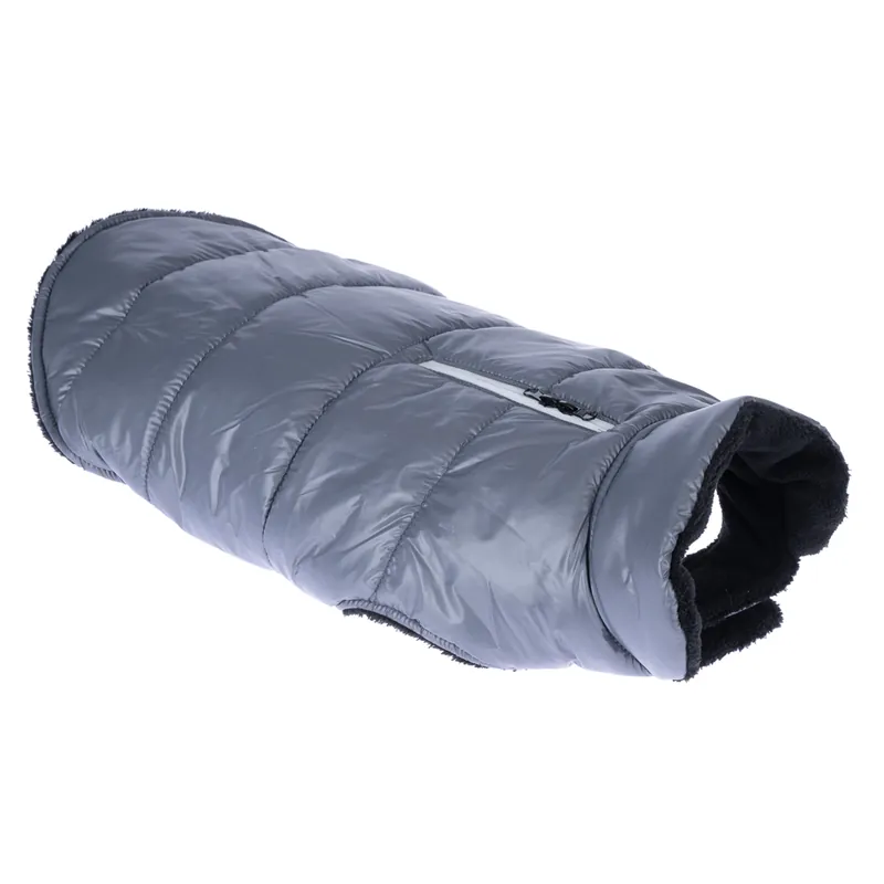zooplus Basics hundjacka med reflekterande dragkedja - ca 40 cm rygglängd Rea