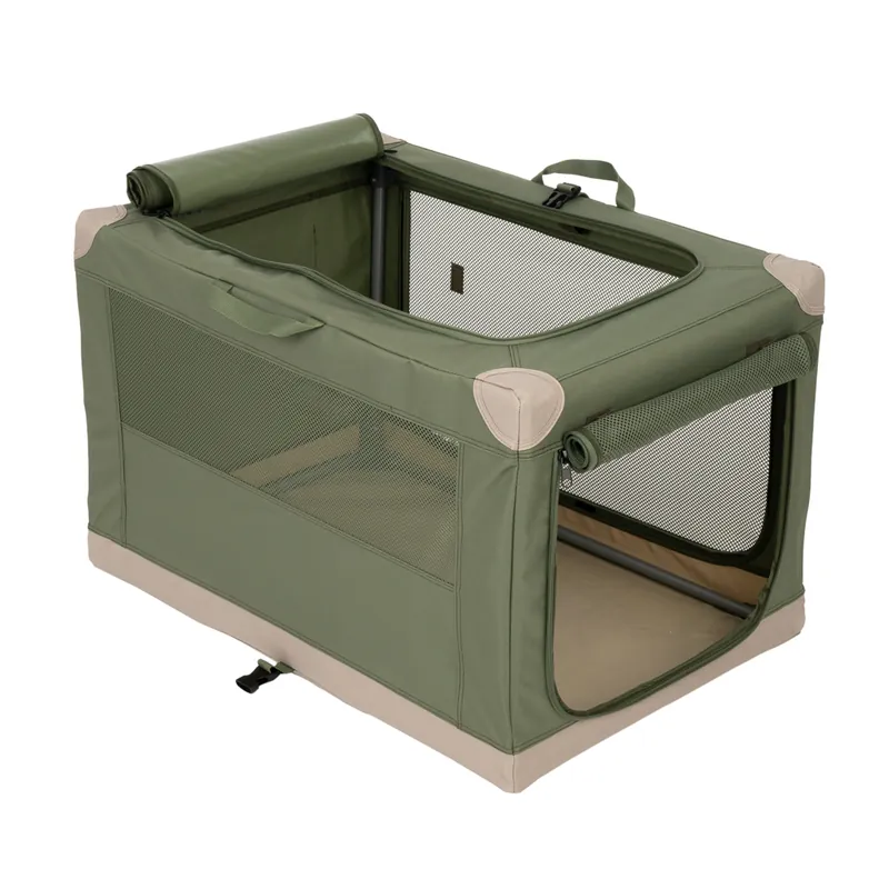 zooplus Basics hopfällbar hundbur - L 91 x B 61 x H 58 cm Premium