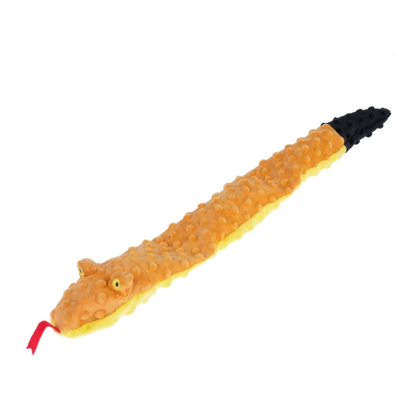 Snabb leverans TIAKI hundleksak orm - ca L 65 x B 7 x H 5 cm