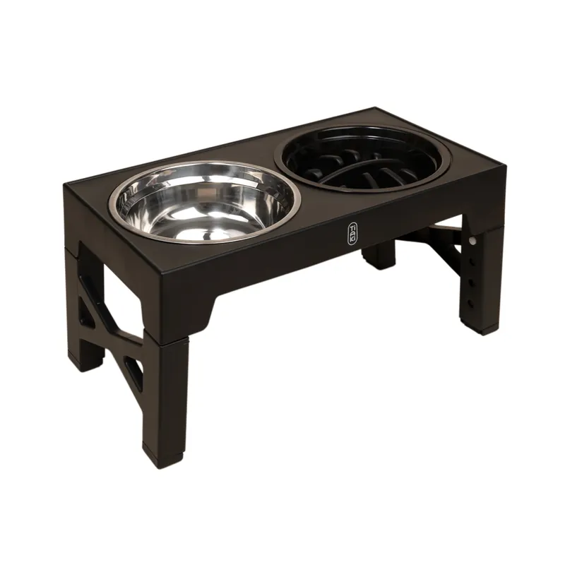 TIAKI dubbelskål, justerbar i 4 höjder - 1,2 l, ca L 44 x B 23 x H 8 cm Outlet