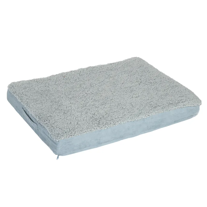 Premium Memory fyrkantig hundmadrass, grå - L 72 x B 50 x H 9,5 cm