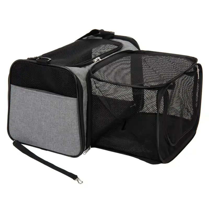 Handla nu Onoen transportväska med hage - L 45 x B 26 x H 28,5 cm - grå