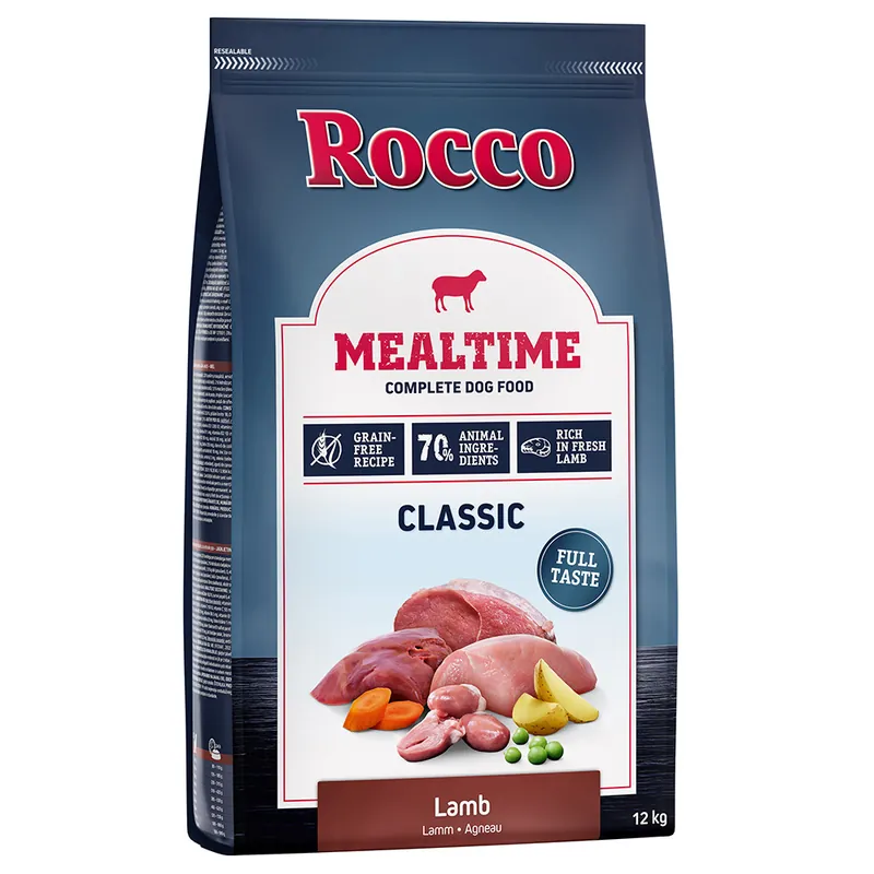 Ekonomipack 2 x 12 kg Rocco Mealtime - Lamm Reapris