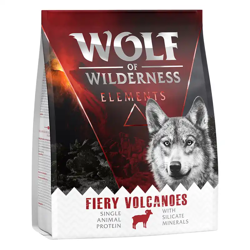 Säker betalning Prova-på-pris! Wolf of Wilderness torrfoder för hund! - Fiery Volcanoes - Lamb (300 g)