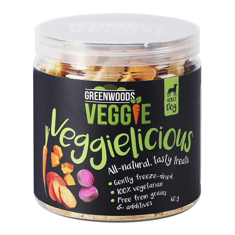 Billigare Greenwoods Veggie Sötpotatis med pumpa & morötter 60 g