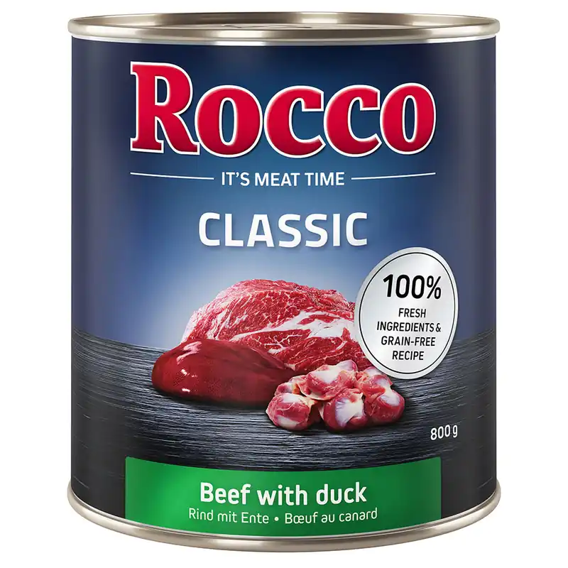Rocco Classic 6 x 800 g Nötkött & anka Lägg i varukorgen