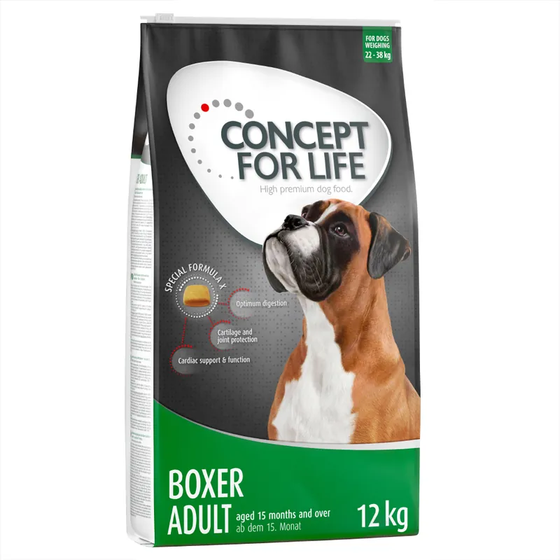 Bästa pris Ekonomipack 2-4 påsar Concept for Life - Boxer Adult (2 x 12 kg)