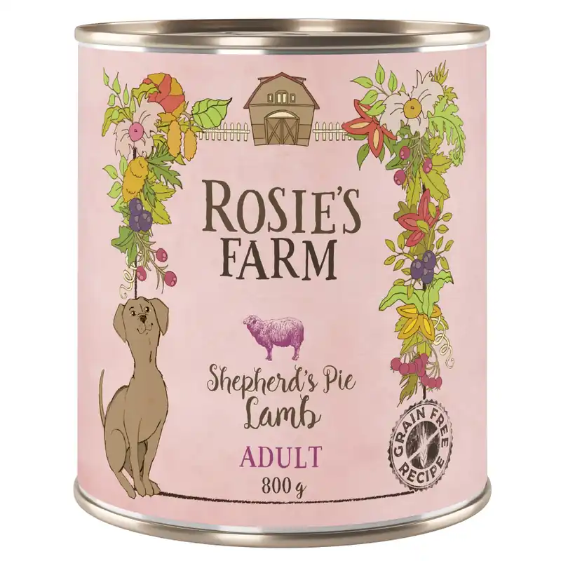 Rosie‘s Farm Adult 6 x 800 g - Lamm Kundfavorit