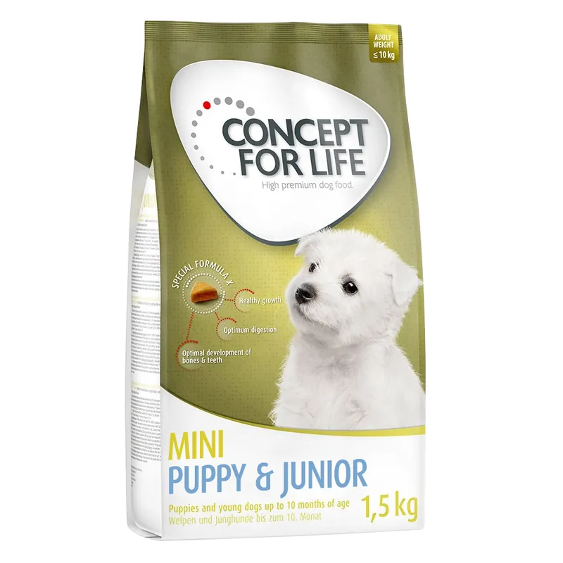 Beställ nu Concept for Life Mini Puppy & Junior - 2 x 1,5 kg