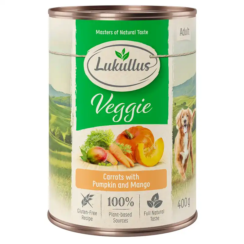 Trygg betalning Lukullus Naturkost Veggie - 6 x 400 g