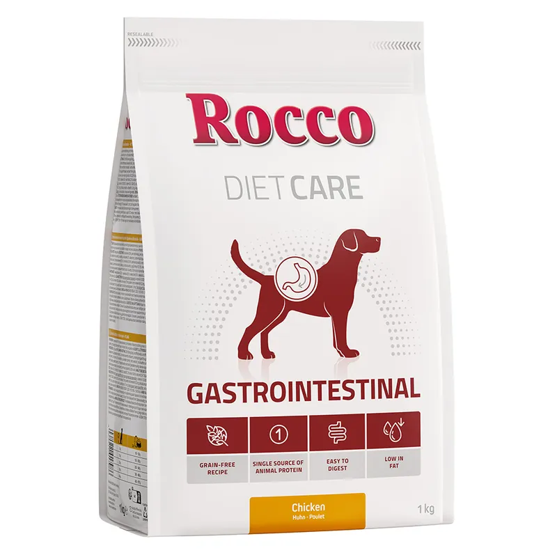 Rocco Diet Care Gastro Intestinal med kyckling torrfoder - Ekonomipack 5 x 1 kg Sista chansen
