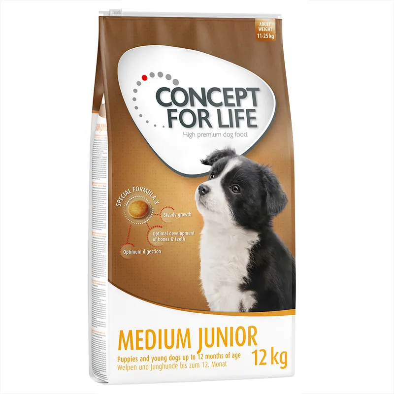 Concept for Life Medium Puppy & Junior - 12 kg Premium