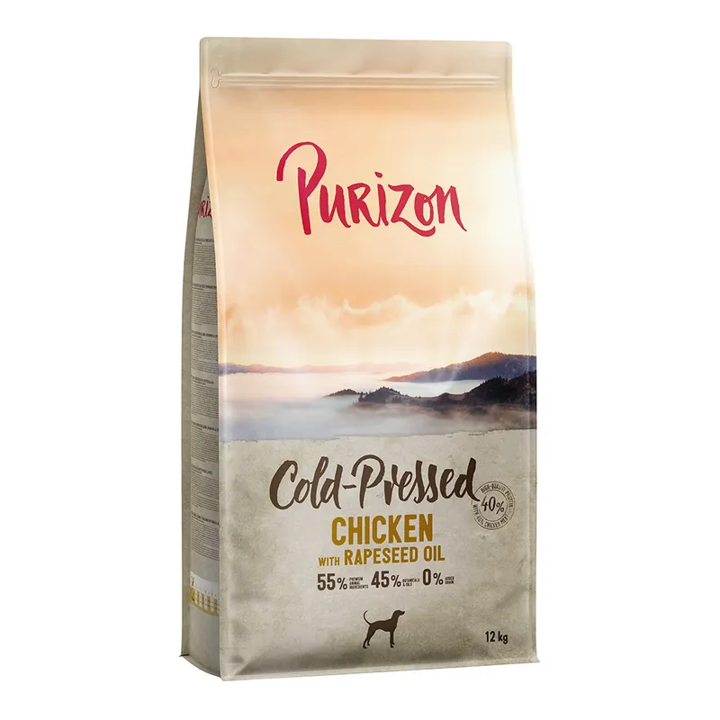 Billig Purizon Cold Pressed Chicken with Rapeseed Oil - 12 kg