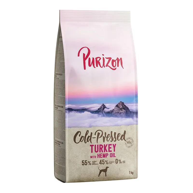 Extra rabatt Purizon Cold Pressed Turkey with Hemp Oil - 1 kg