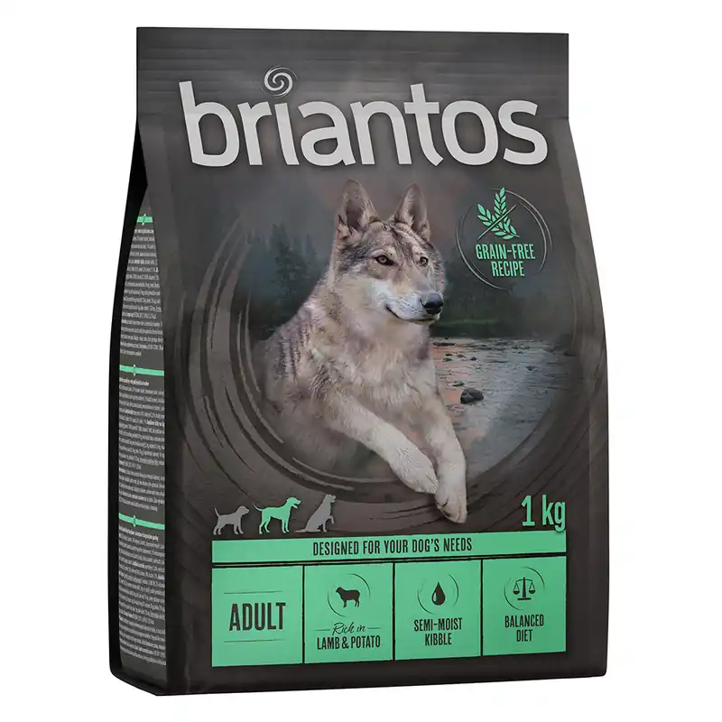 Briantos Grain Free Adult Lamm & potatis - 1 kg Endast idag