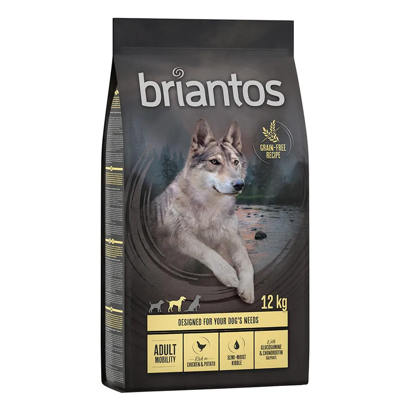 Briantos Grain Free Adult Mobility Kyckling & potatis - Ekonomipack 2 x 12 kg Handla nu