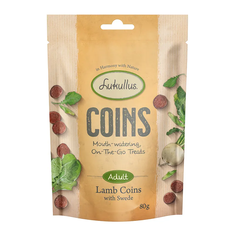 Lukullus Coins med lamm - 80 g Nyhet