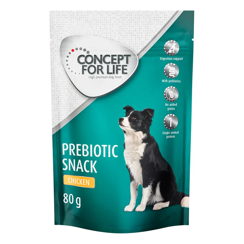 Concept for Life Prebiotic Snack med kyckling - Ekonomipack 3 x 80 g Nyhet