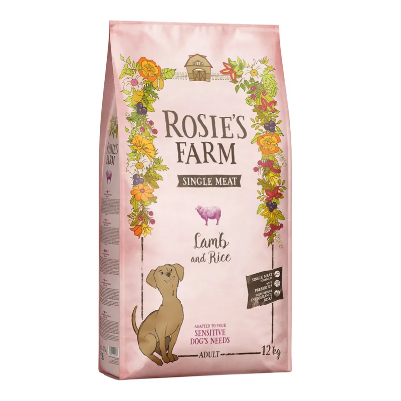Rea Rosie‘s Farm Single Meat Adult Lamm & ris - 12 kg
