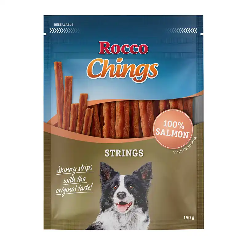 Beställ nu Rocco Chings Strings - Lax 150 g