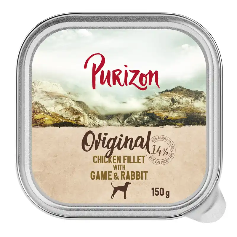 Billig Purizon 6 x 150 g - Kycklingfilé & vilt
