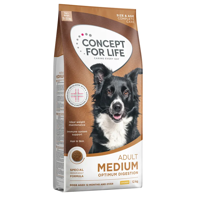Begränsat erbjudande Concept for Life Medium Adult - Nytt 12 kg