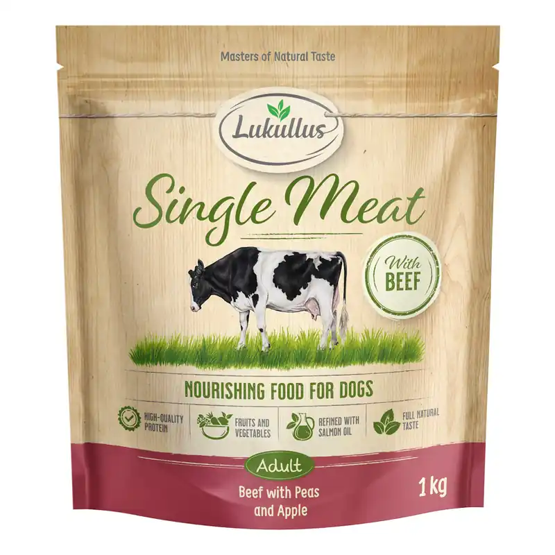 Erbjudande Lukullus Single Meat nötkött - 1 kg nytt recept