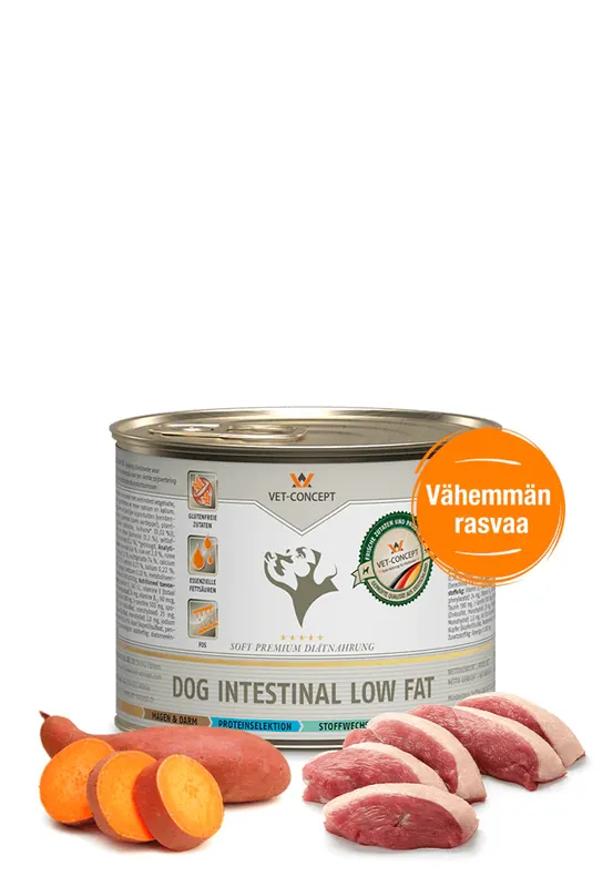 Vet Concept Dog Menu intestinal low fat 6 x 200 g Fynd