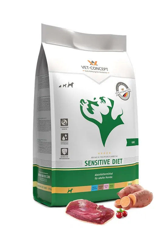 Lågt pris Vet Concept Sensitive Diet Gås för hundar