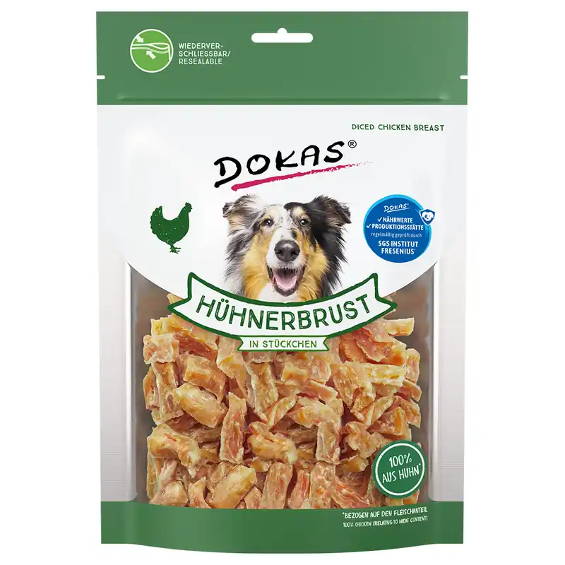 Billigare Dokas kött i bitar - Ekonomipack 2 x 200 g (kycklingbröst i bitar)