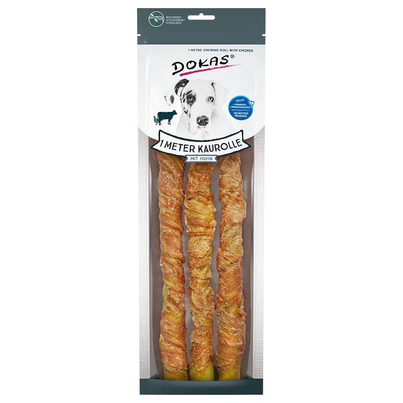 Dokas 1 meter tuggrulle Kyckling 3 x 315 g Köp online