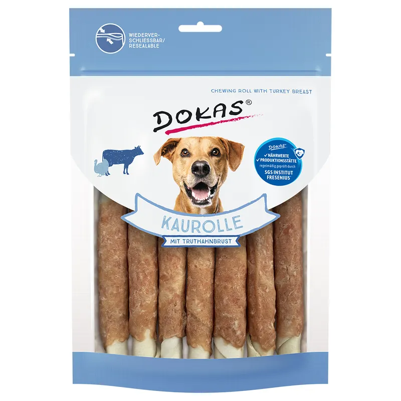 Lägg i varukorgen Dokas tuggrullar - Kalkonbröst 3 x 190 g