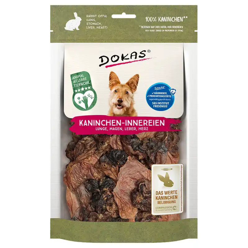 Dokas inälvsmat från kanin - 100 g Sänkt pris