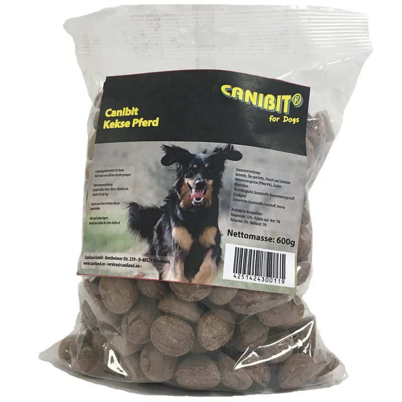 Kampanjpris Caniland kex med häst - 600 g