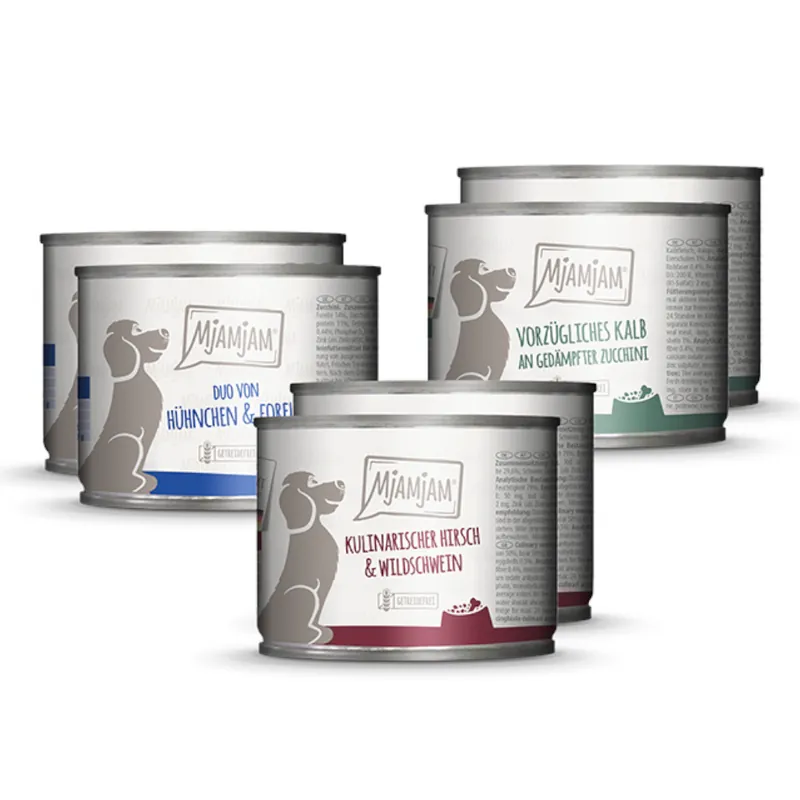 Erbjudandepris MjAMjAM Adult mixpack 6 x 200 g - Mix I (3 sorter)