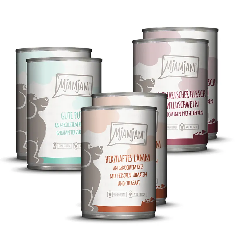 MjAMjAM Adult Dog 6 x 400 g - Mixpack II (3 sorter) Köp online