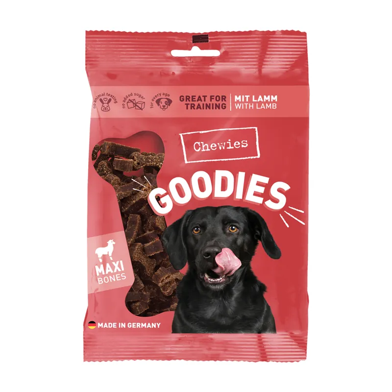 Lägg i varukorgen Chewies Bones belöningsgodis (halvfuktigt) - Ekonomipack Lamm, 4 x 200 g