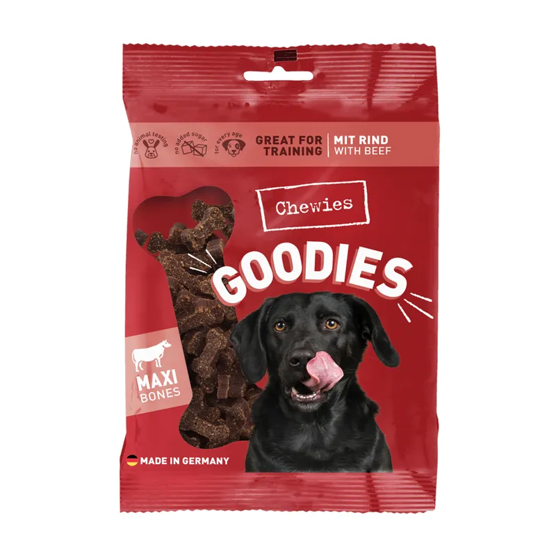 Chewies Bones belöningsgodis (halvfuktigt) - Ekonomipack Nötkött, 4 x 200 g Begränsat erbjudande