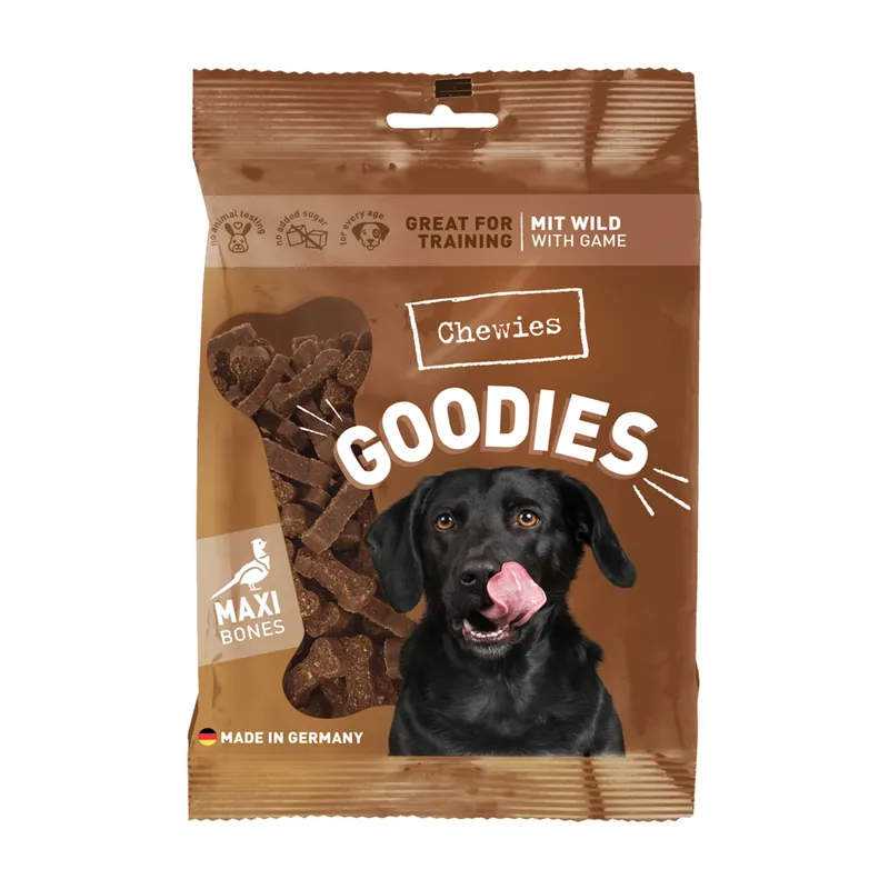Chewies Bones belöningsgodis (halvfuktigt) - Ekonomipack Vilt, 4 x 200 g Nedsatt pris