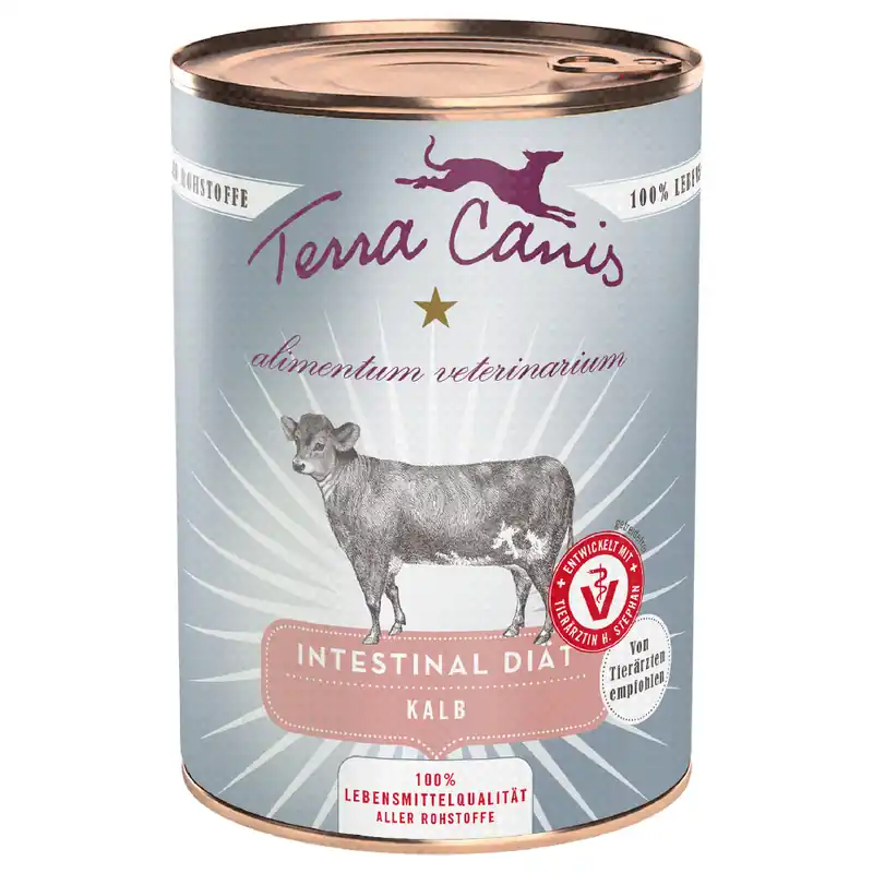 Billigare Terra Canis Alimentum Veterinarium Intestinal 6 x 400 g - Kalv