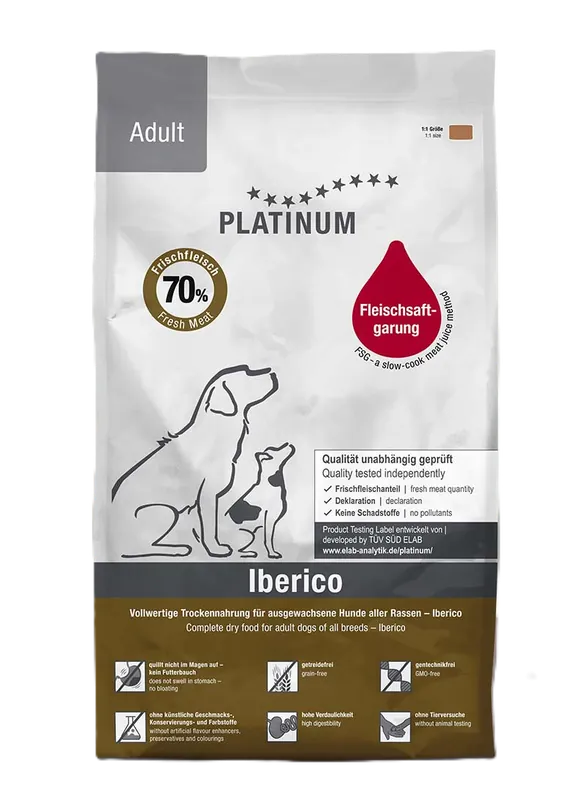 Adult Iberico 5 kg - Hund - Hundmat & hundfoder - Torrfoder för hund - Platinum - ZOO.se Begränsat antal