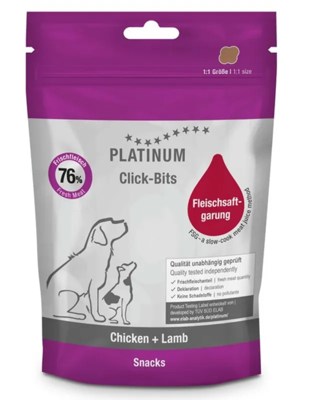 Click-Bits Chicken+Lamb Hundgodis - 150 g Nyhet