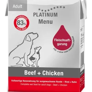 Snabb leverans Adult Menu Beef + Chicken Våtfoder till Hund - 12 x 90 g