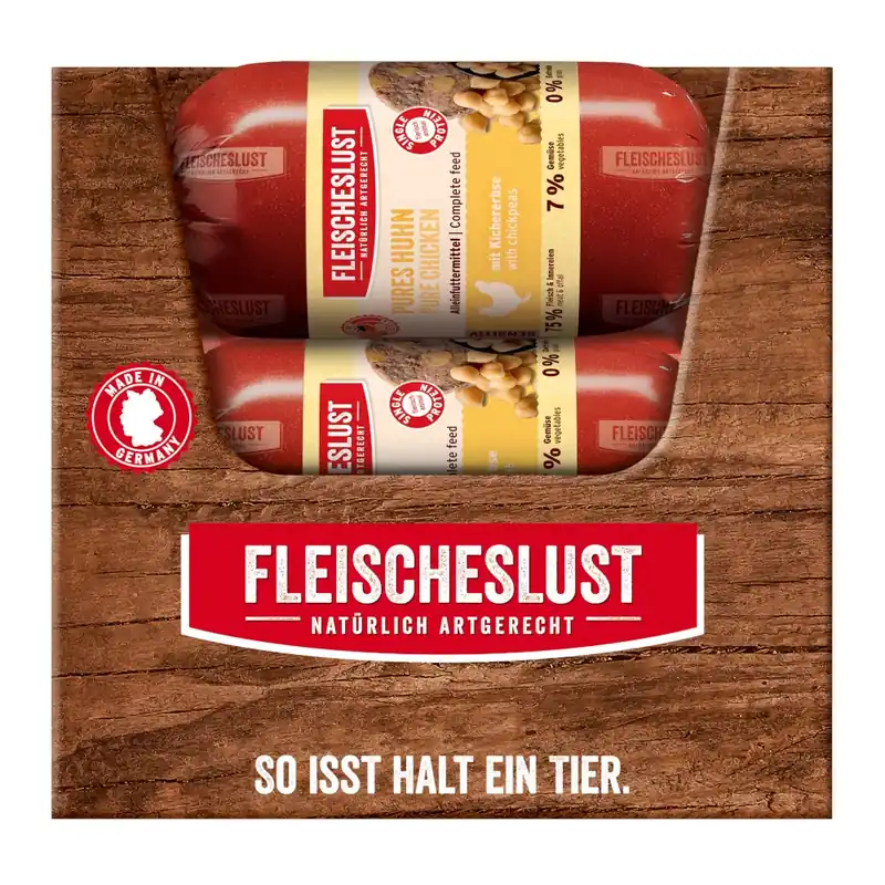 Beställ nu Fleischeslust Sensitive 15 x 200 g - Ren kyckling med kikärtor